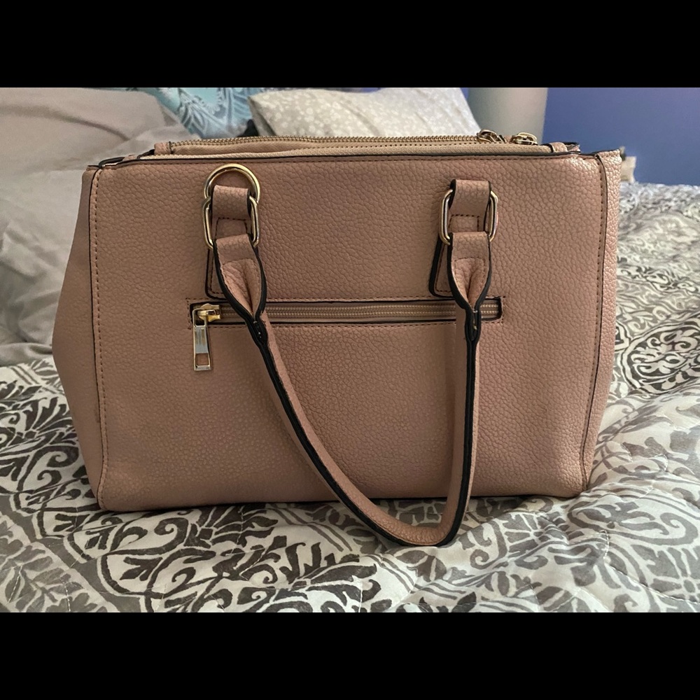 Pink oversized purse